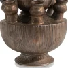 XOOON COCOmaison, Golden Tulip vaas H39cm - Goud^ Woonaccessoires