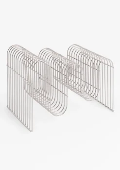 XOOON COCOmaison, Gus magazinehouder H30cm - Zilver^ Woonaccessoires