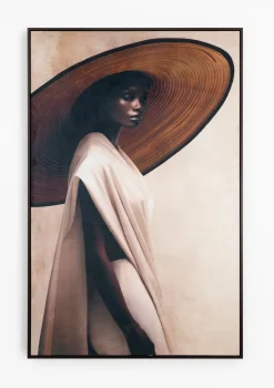 XOOON COCOmaison, Holly schilderij 90x140cm - Bruin^ Wanddecoraties|Woonaccessoires