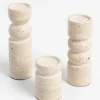 XOOON COCOmaison, Ivy set van 3 kandelaren - Cremekleurig^ Woonaccessoires