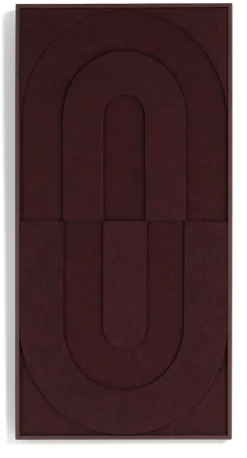 XOOON COCOmaison, Jace schilderij 48x96cm - Bordeaux^ Woonaccessoires|Wanddecoraties