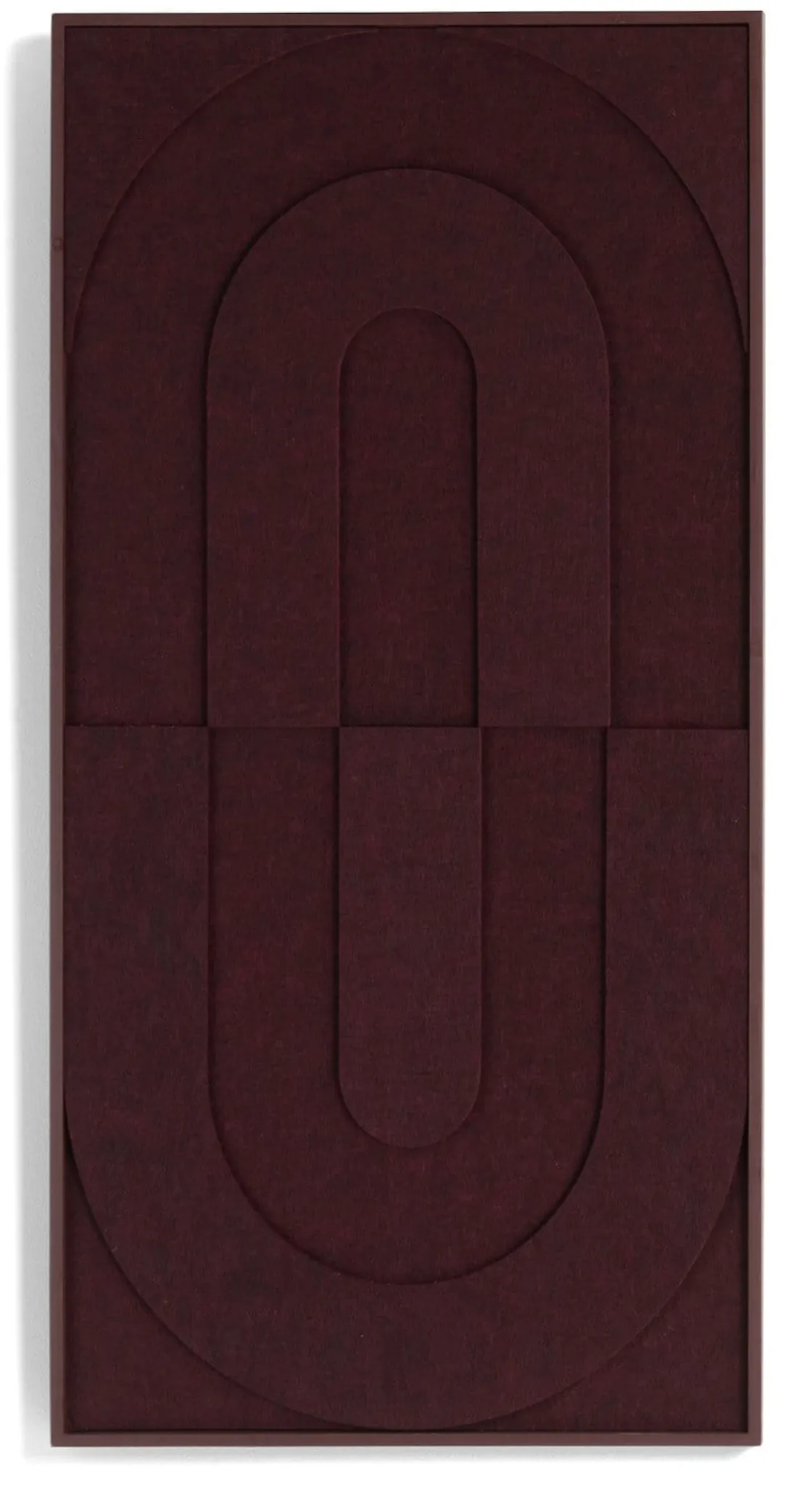 XOOON COCOmaison, Jace schilderij 48x96cm - Bordeaux^ Woonaccessoires|Wanddecoraties