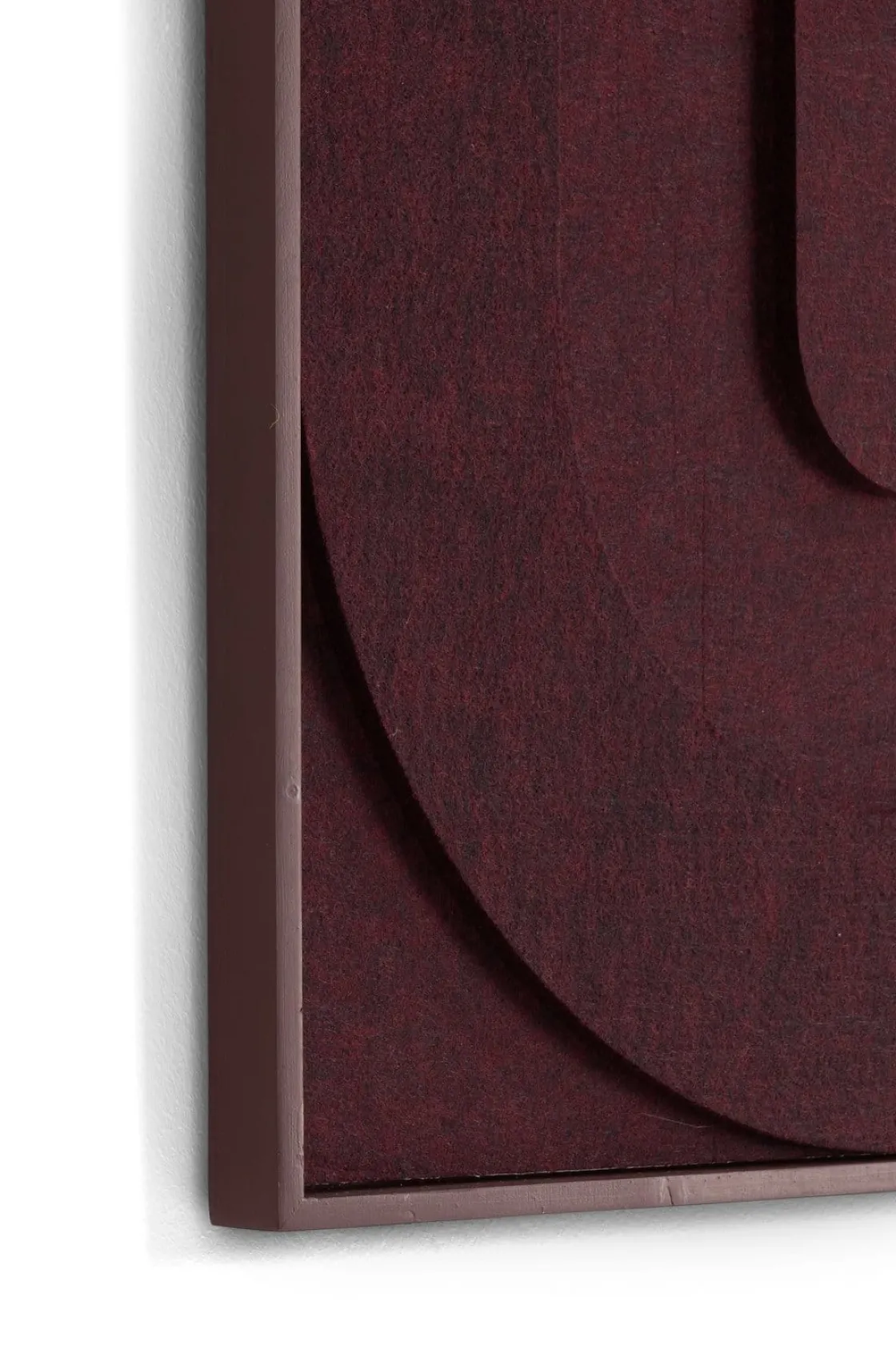 XOOON COCOmaison, Jace schilderij 48x96cm - Bordeaux^ Woonaccessoires|Wanddecoraties