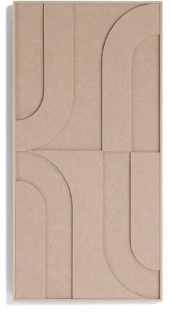 XOOON COCOmaison, Jace schilderij 48x96cm - Creme^ Wanddecoraties|Woonaccessoires