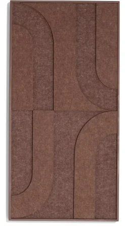 XOOON COCOmaison, Jace schilderij 48x96cm - bruin^ Wanddecoraties|Woonaccessoires