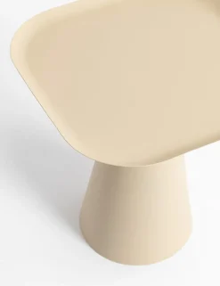 XOOON COCOmaison, Leah bijzettafel H46cm - Cremekleurig^ Woonaccessoires|Bijzettafels