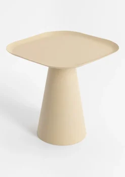 XOOON COCOmaison, Leah bijzettafel H46cm - Cremekleurig^ Woonaccessoires|Bijzettafels