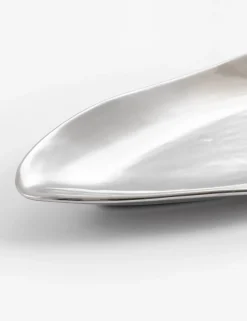 XOOON COCOmaison, Lisette schaal 21x47cm - Zilver^ Woonaccessoires