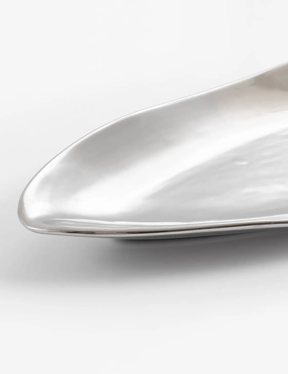 XOOON COCOmaison, Lisette schaal 21x47cm - Zilver^ Woonaccessoires