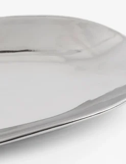 XOOON COCOmaison, Lisette schaal 21x47cm - Zilver^ Woonaccessoires