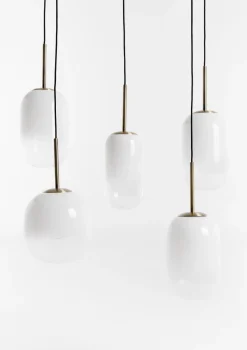 XOOON COCOmaison, Milky hanglamp 5*E27 - Wit^ Hanglampen