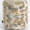 XOOON COCOmaison, Noble poef H50cm - Groen^ Woonaccessoires|Poef/Hockers