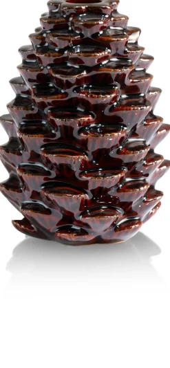 XOOON COCOmaison, Pine kandelaar H15cm - Bruin^ Woonaccessoires