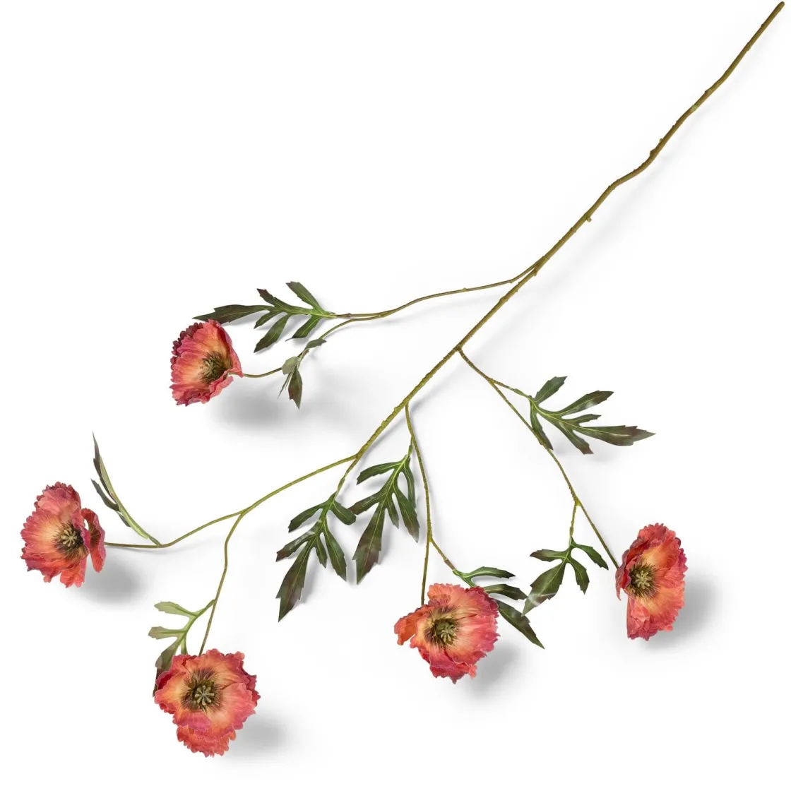 XOOON COCOmaison, Poppy spray kunstbloem 113cm - Bordeaux^ Woonaccessoires