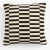 XOOON COCOmaison, Riff kussen 50x50cm - Zwart^ Woonaccessoires