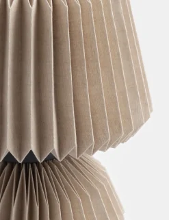 XOOON COCOmaison, Rikke tafellamp 1*E27 H33cm - Beige^ Vloerlampen|Tafellampen