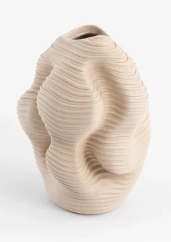 XOOON COCOmaison, Rinus vaas H41cm - Beige^ Woonaccessoires