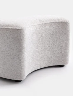 XOOON COCOmaison, Roan poef H43-49cm - Creme^ Woonaccessoires|Poef/Hockers