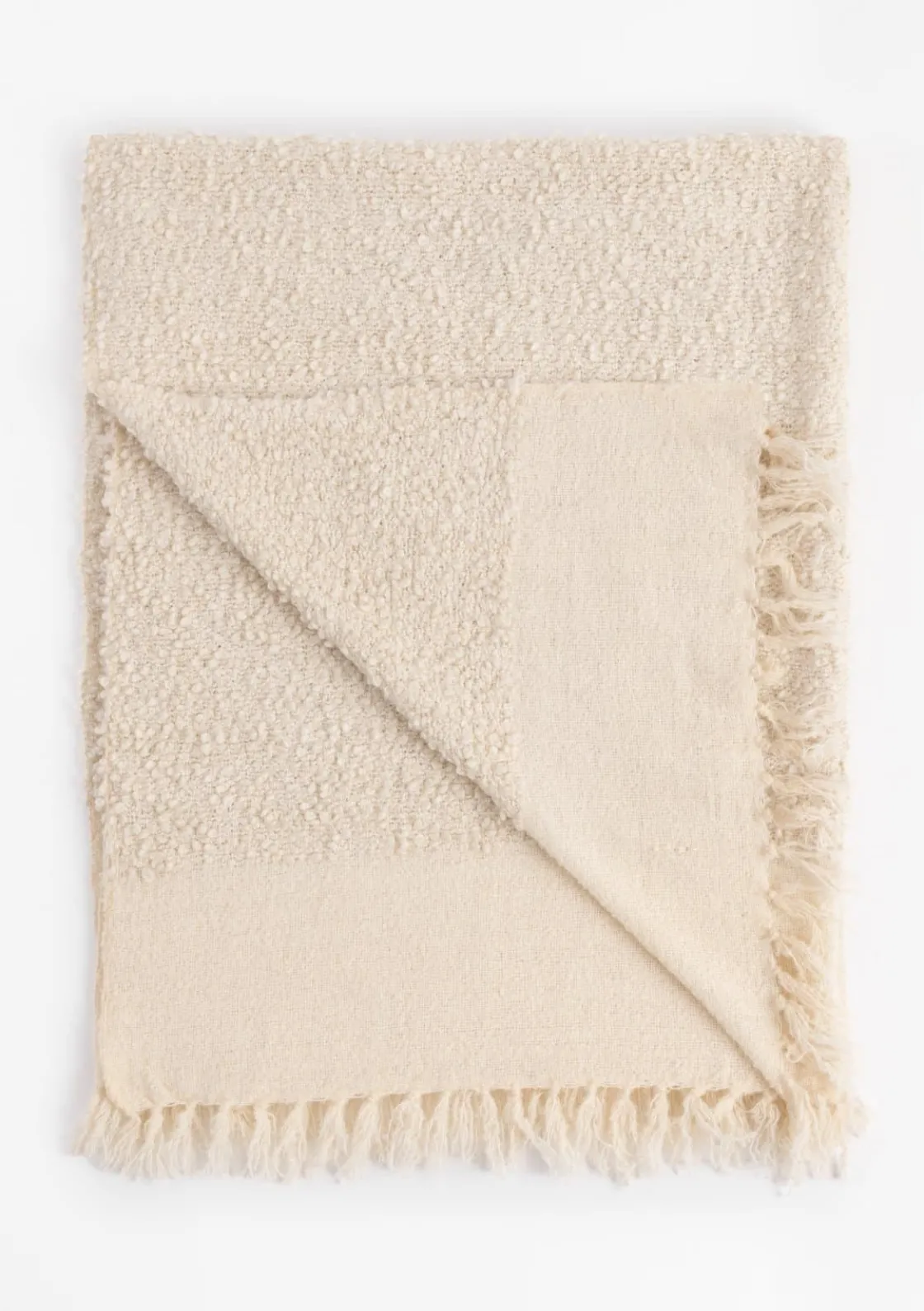 XOOON COCOmaison, Snow plaid 130x170cm - Wit^ Woonaccessoires