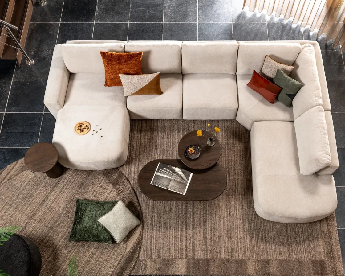 XOOON COCOmaison, Timeless - Clint kussen 60x60cm - koper^ Woonaccessoires