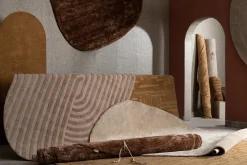 XOOON COCOmaison, Timeless Arawood karpet 220x300cm - beige^ Woonaccessoires|Vloerkleden