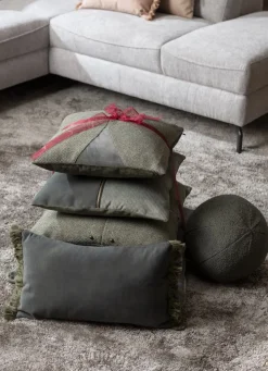 XOOON COCOmaison, Timeless kussen-set 6-delig - Olijf^ Woonaccessoires