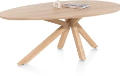 XOOON Cosenza eetkamertafel 210 x 120 cm in de kleur Naturel -^ Eettafels|Tafelconfigurator