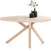 XOOON COSENZA eetkamertafel 160 x 115 cm - naturel eiken^ Eettafels|Tafelconfigurator