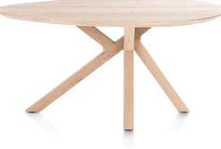 XOOON COSENZA eetkamertafel 160 x 115 cm - naturel eiken^ Eettafels|Tafelconfigurator