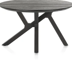 XOOON COSENZA eetkamertafel rond 130 cm - marmerlook^ Tafelconfigurator|Eettafels