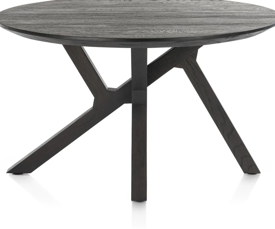 XOOON COSENZA eetkamertafel rond 130 cm - marmerlook^ Tafelconfigurator|Eettafels