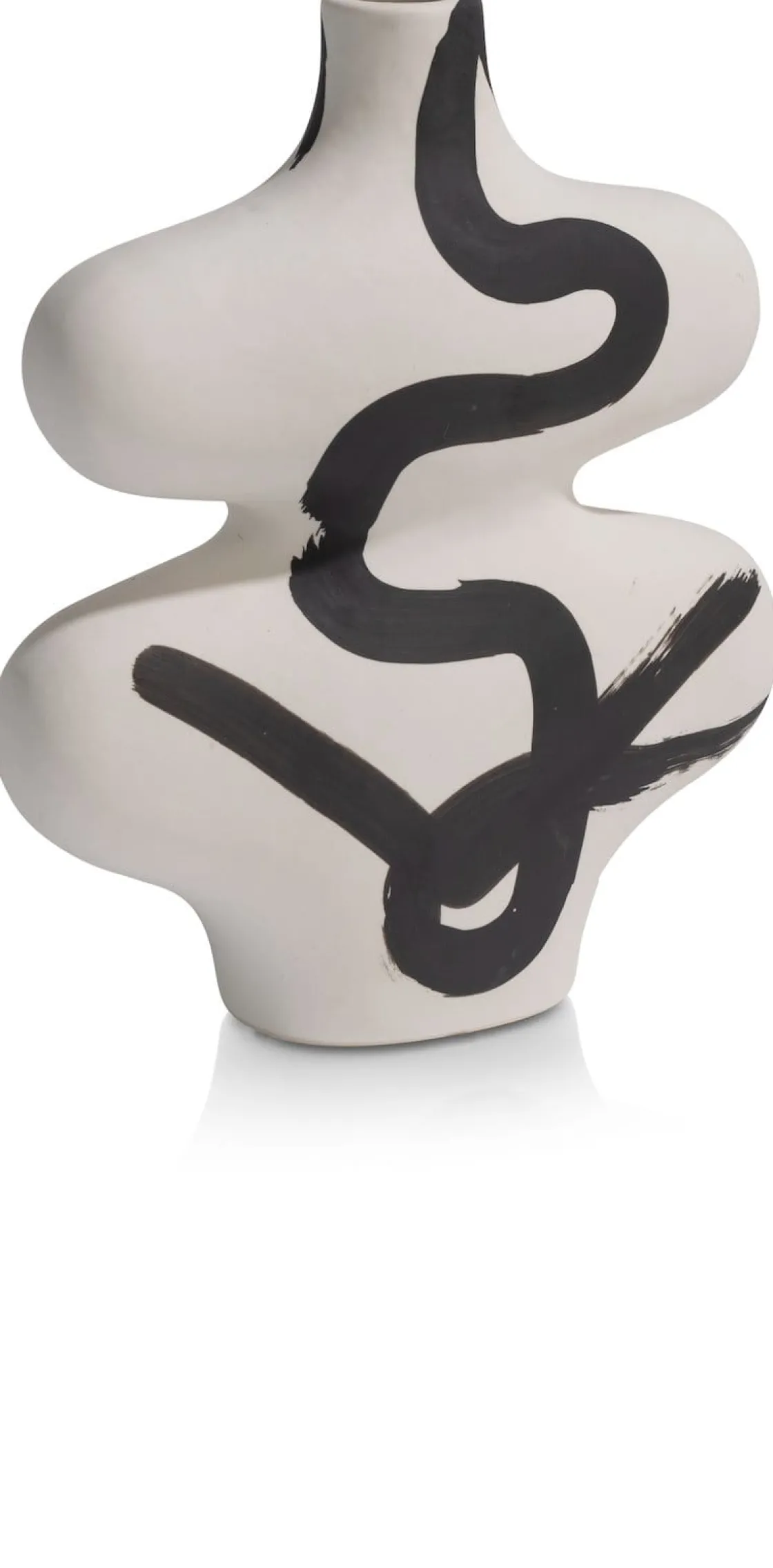 XOOON Curvy vaas H26cm in kleur Multi Color shop je bij COCOmaison^ Woonaccessoires