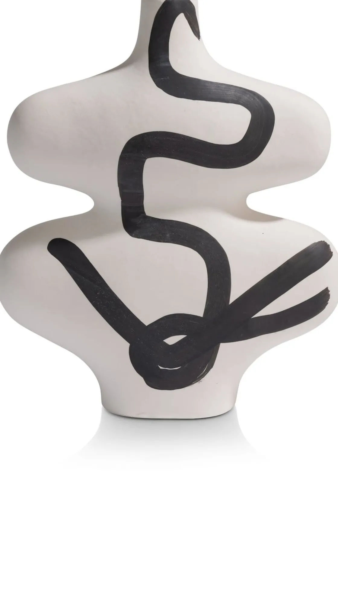 XOOON Curvy vaas H35cm in kleur Multi Color shop je bij COCOmaison^ Woonaccessoires