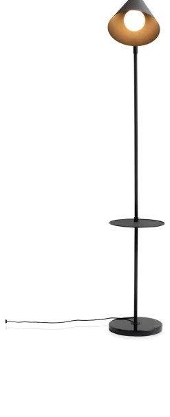 XOOON Daan vloerlamp (1*G9) in de kleur Zwart - COCOmaison^ Vloerlampen