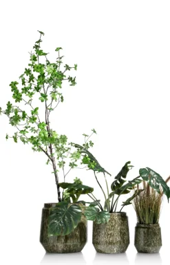 XOOON Dalila pot H28cm in de kleur Groen - COCOmaison^ Woonaccessoires