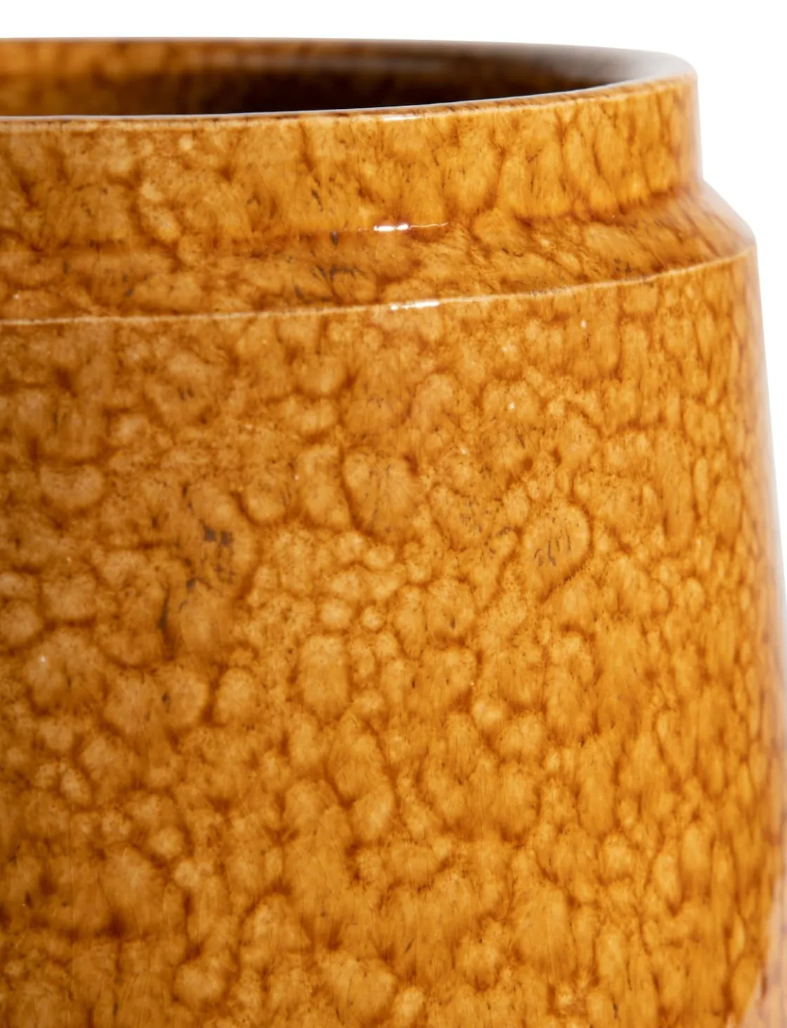 XOOON Dalila pot H20cm in de kleur Bruin - COCOmaison^ Woonaccessoires