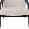 XOOON Dante fauteuil in stof Brioni in de kleur Crème -^ Stoffen Fauteuils