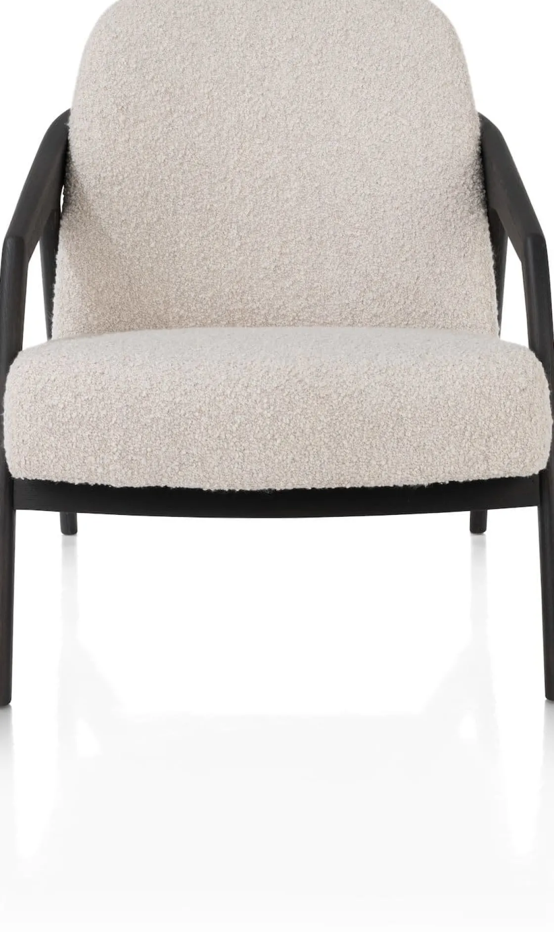 XOOON Dante fauteuil in stof Brioni in de kleur Crème -^ Stoffen Fauteuils