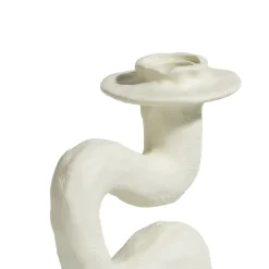 XOOON Debra abstracte kandelaar creme wit H30cm - COCOmaison^ Woonaccessoires