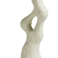 XOOON Debra abstracte vaas creme wit H32cm - COCOmaison^ Woonaccessoires