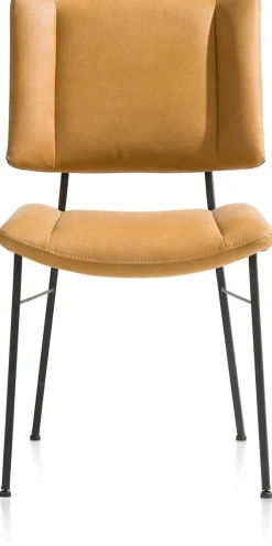 XOOON Design eetkamerstoel "TATUM" - Okergeel -^ Eetkamerstoelen