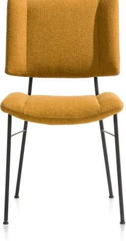 XOOON Design eetkamerstoel "TATUM" - Okergeel -^ Eetkamerstoelen
