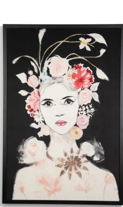 XOOON Dior Flower schilderij in de kleur Multi Color - COCOmaison^ Wanddecoraties|Woonaccessoires