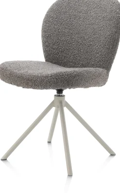 XOOON Eetkamerstoel Jaxon (draaibaar) in de kleur Lever -^ Eetkamerstoelen