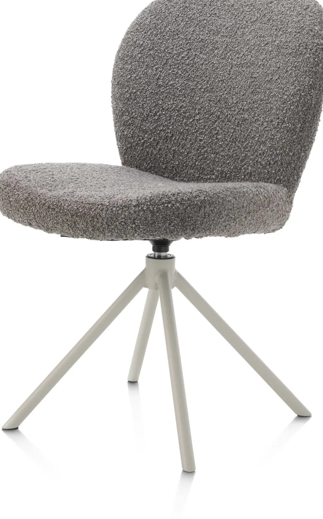 XOOON Eetkamerstoel Jaxon (draaibaar) in de kleur Lever -^ Eetkamerstoelen