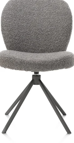 XOOON Eetkamerstoel Jaxon (draaibaar) in de kleur Lever -^ Eetkamerstoelen