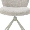 XOOON Eetkamerstoel Jaxon (draaibaar) in de kleur Kiezel -^ Eetkamerstoelen