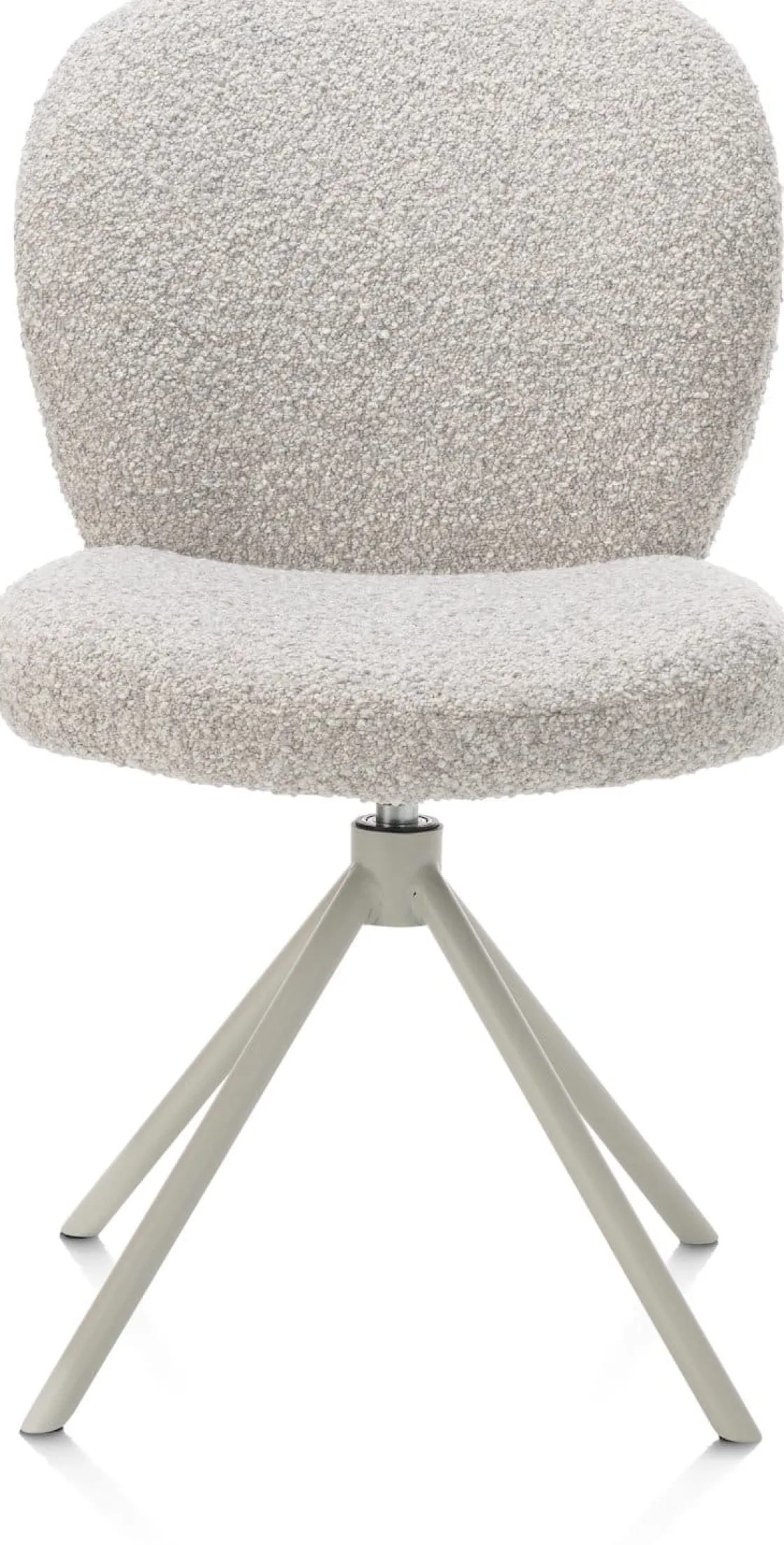 XOOON Eetkamerstoel Jaxon (draaibaar) in de kleur Kiezel -^ Eetkamerstoelen