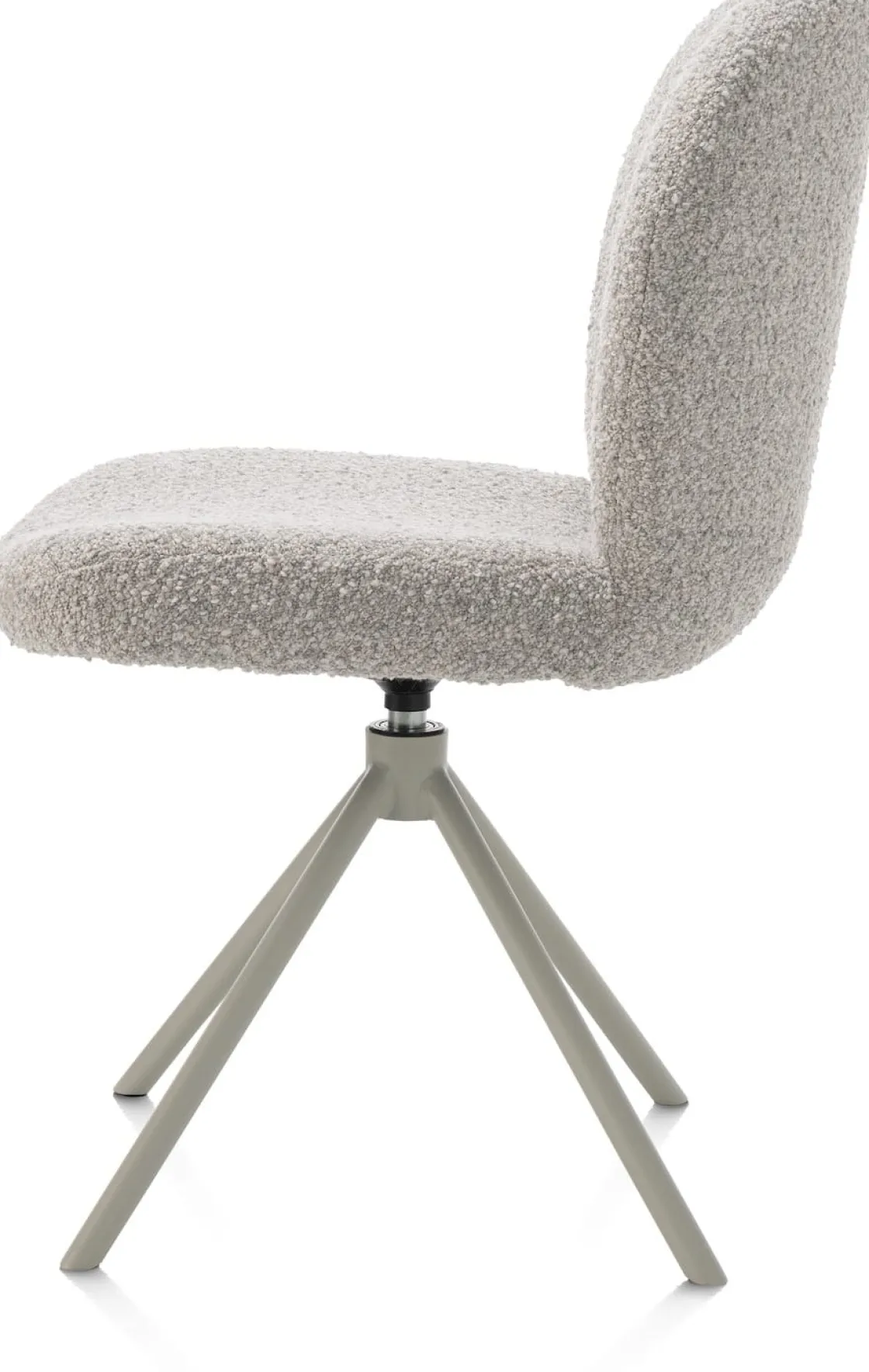 XOOON Eetkamerstoel Jaxon (draaibaar) in de kleur Kiezel -^ Eetkamerstoelen