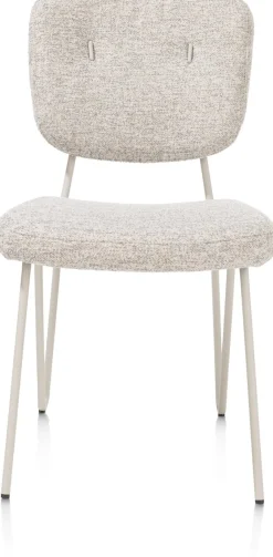 XOOON Eetkamerstoel June met frame in de kleur Groen -^ Eetkamerstoelen